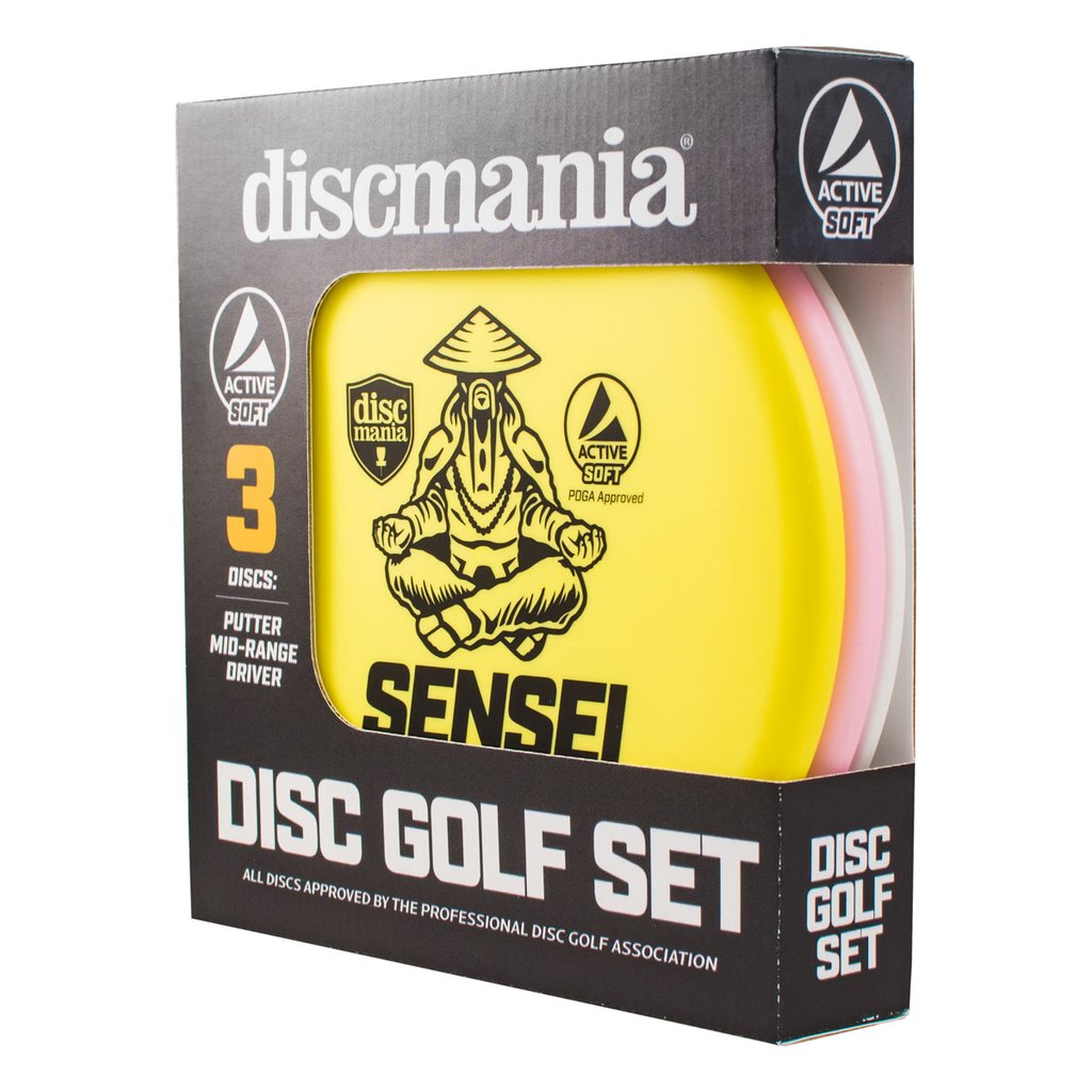 Discmania Active Soft Disc Golf Starter Set (3 Discs) - 150 Class
