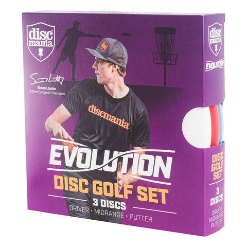 Discmania Evolution Disc Golf Starter Set (3 Discs)